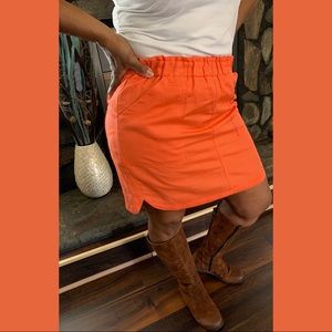 Banana Republic Paper Bag Skirt 🧡